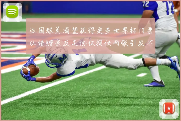 法国球员渴望获得更多世界杯门票以馈赠亲友足协仅提供两张引发不满